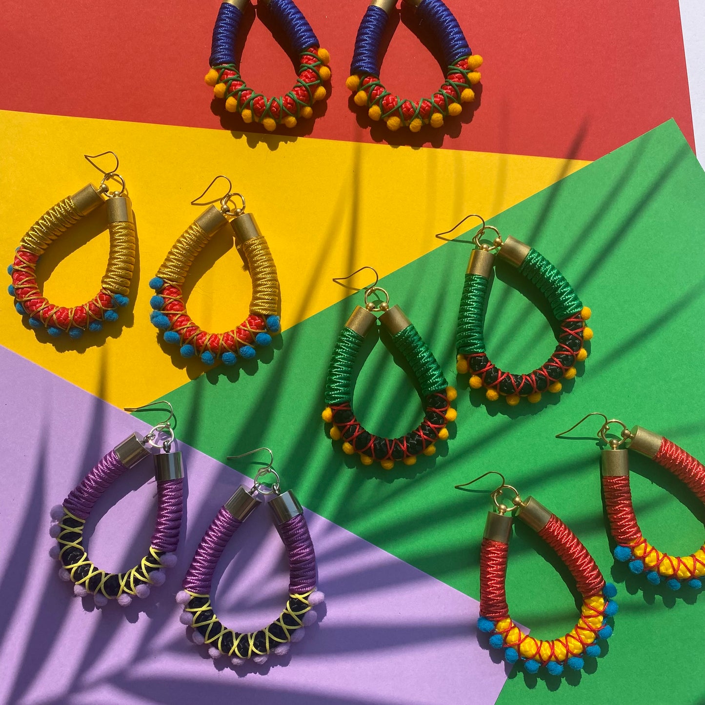 Frida earrings - red