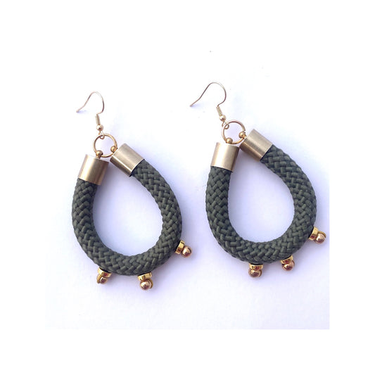 Olive earrings