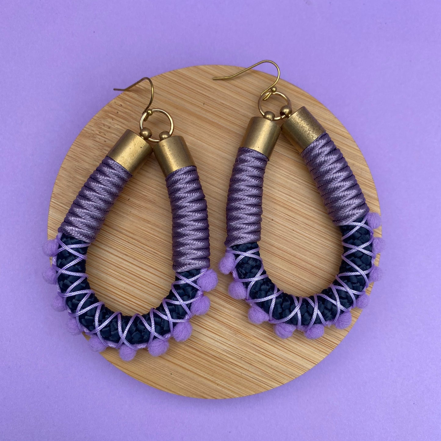 Frida earrings - lilac