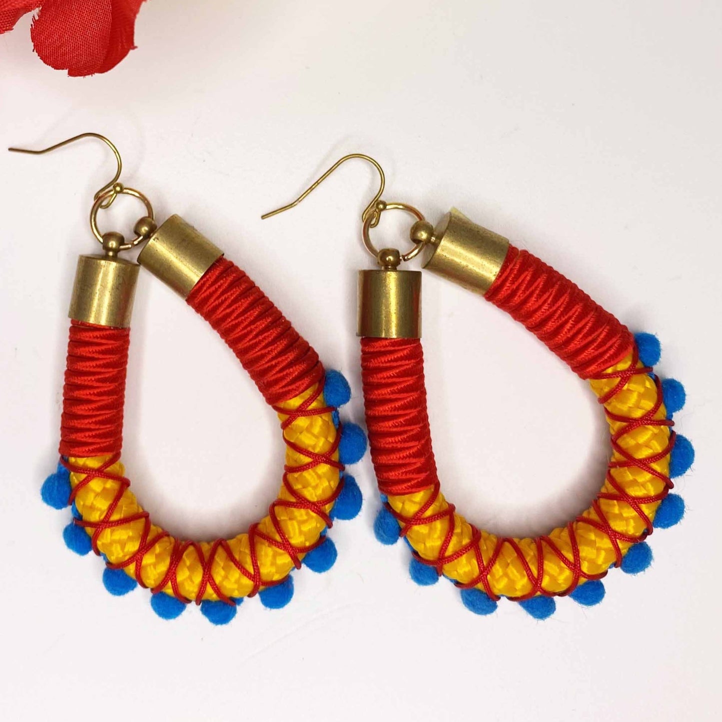 Frida earrings - red
