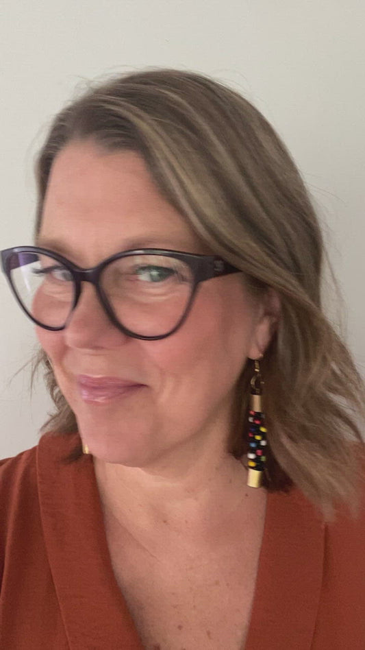 Alex earrings - beaded