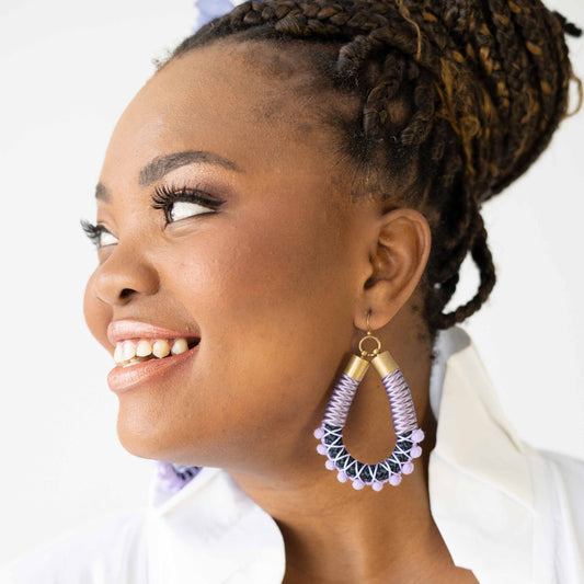 Frida earrings - lilac