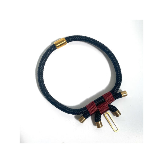 Thando necklace - burgundy