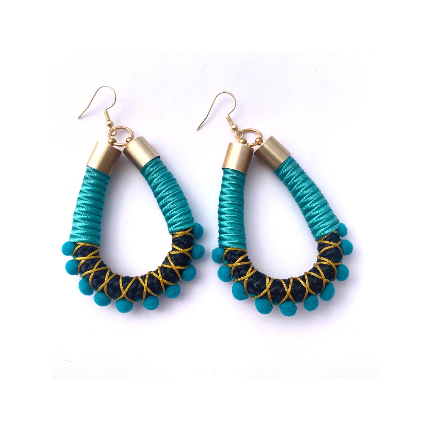 Frida earrings - teal