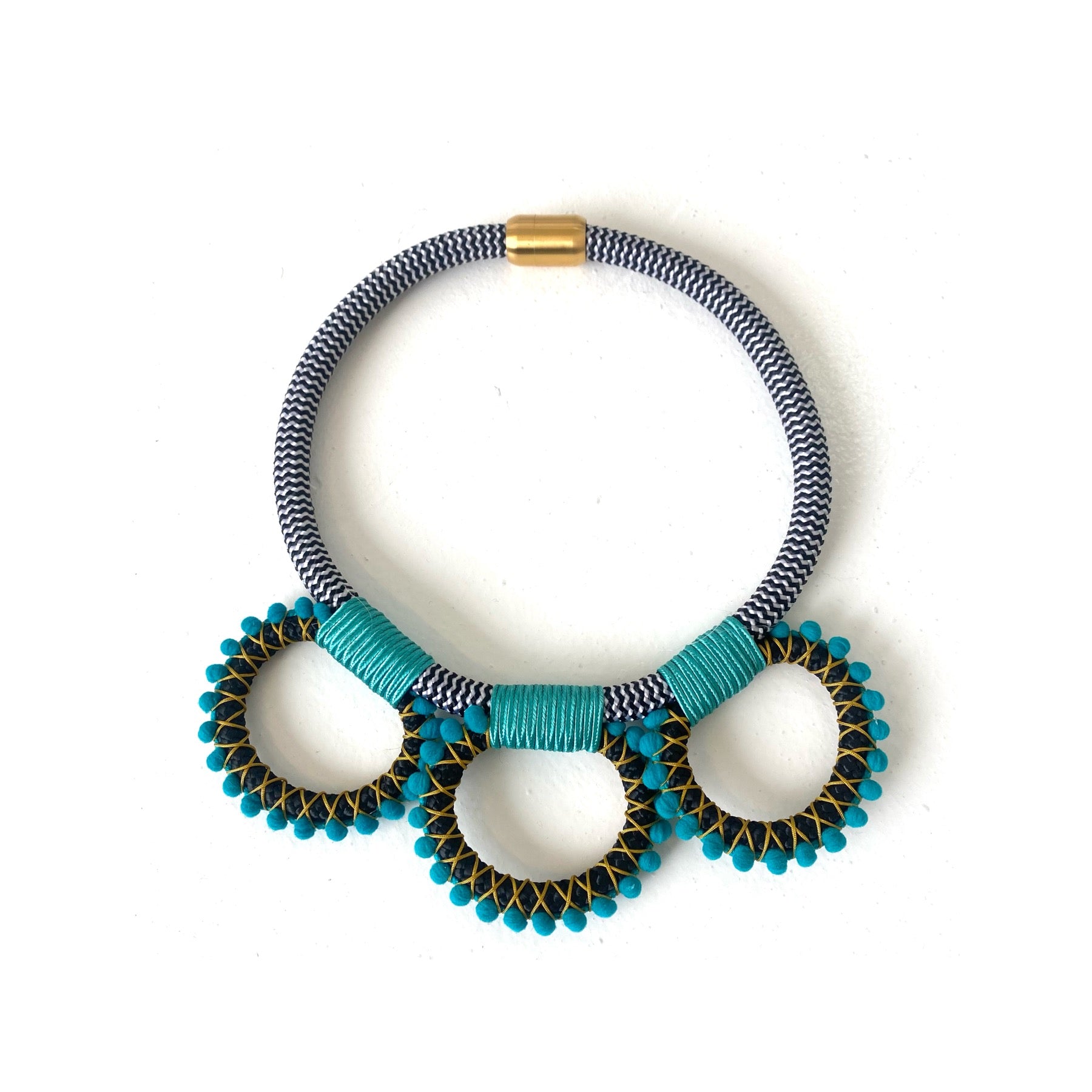Lizzy necklace - teal – Hoop Accessories SA