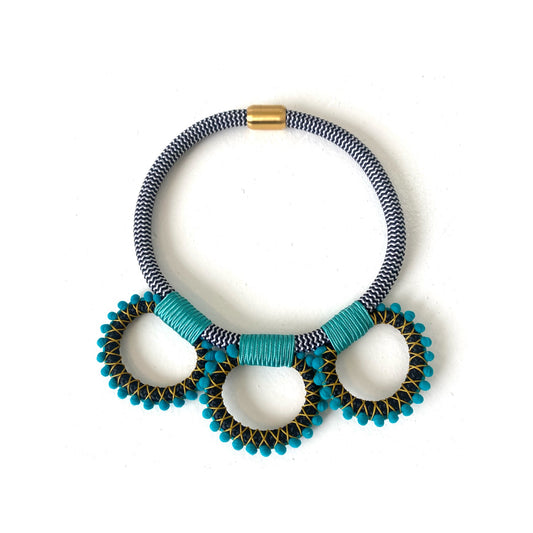Lizzy necklace - teal