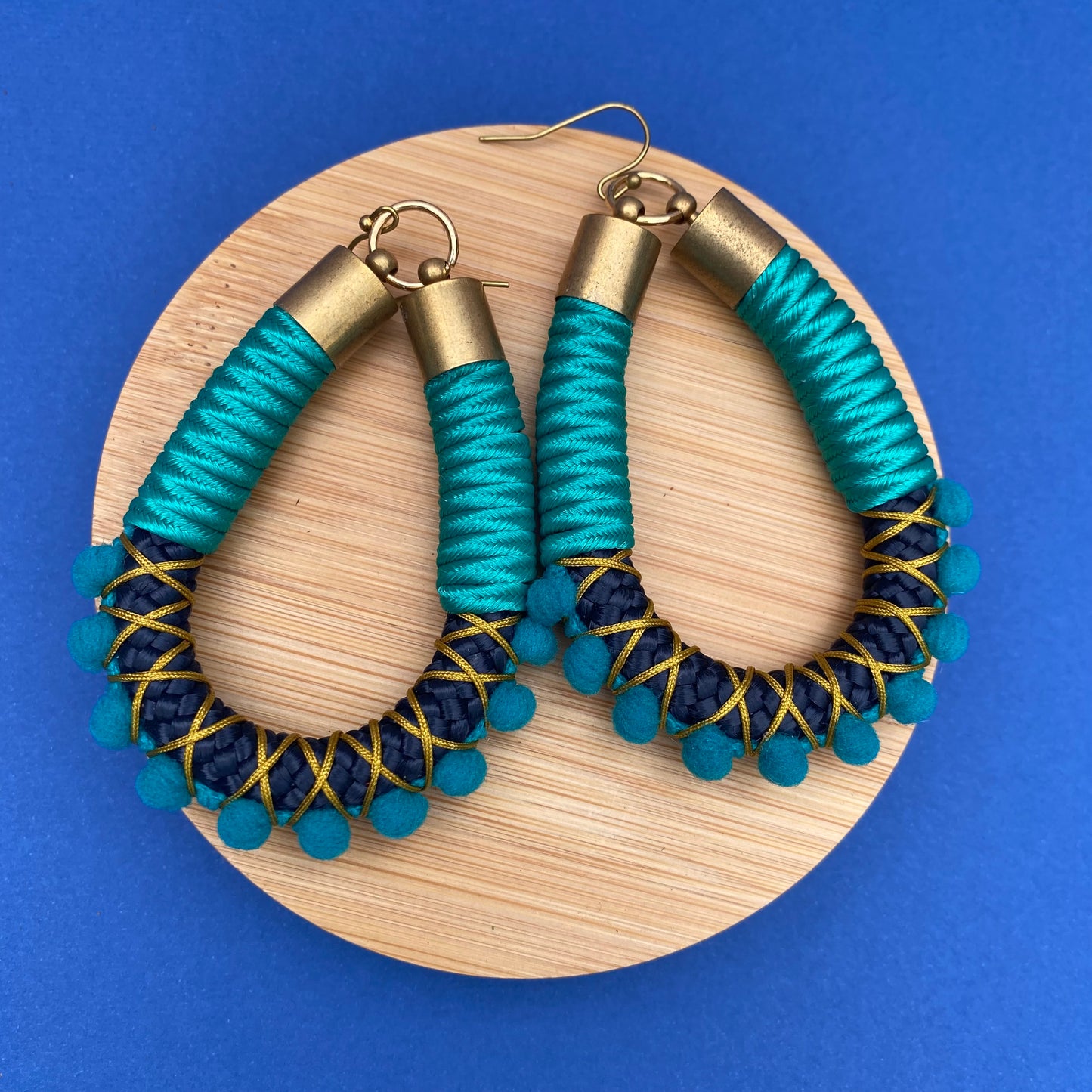 Frida earrings - teal