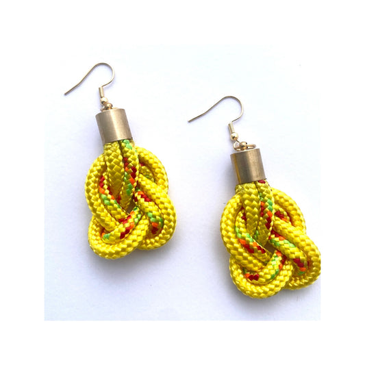 Contrast knot - yellow