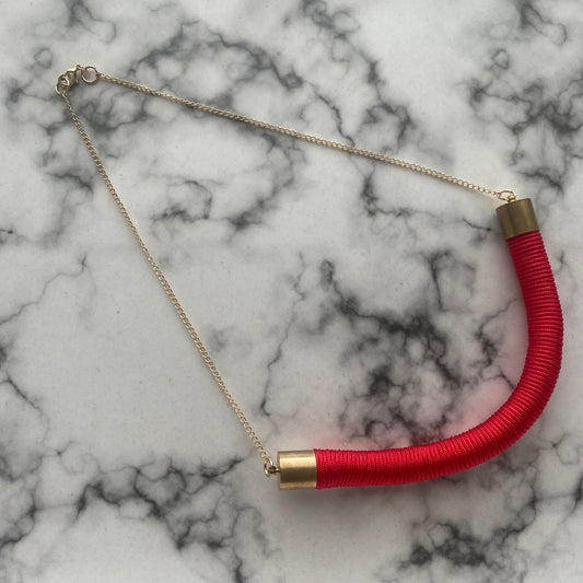 Zandi necklace - red