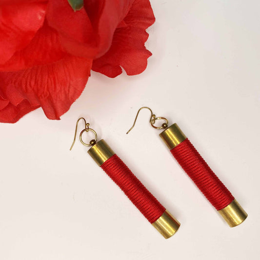 Alex earrings - Red